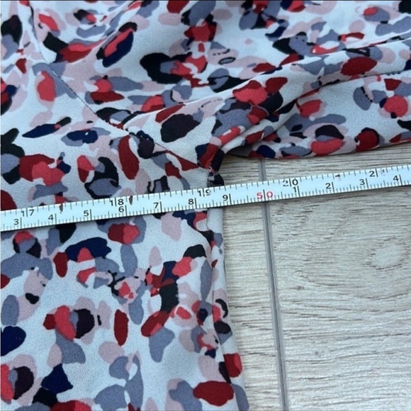 Loft Multicolored Long Sleeve Blouse Size XS - Picture 7 of 8
